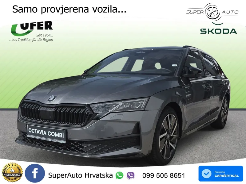 Škoda Octavia Combi 1.5 TSI (150 KS) DSG SportLine LED+GR SJED+ACC