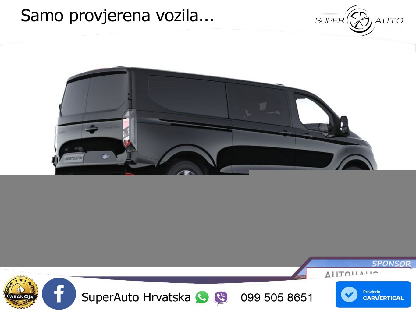 Ford Transit Custom Multicab Aut Limited L2 UVP-37%* 170 KS