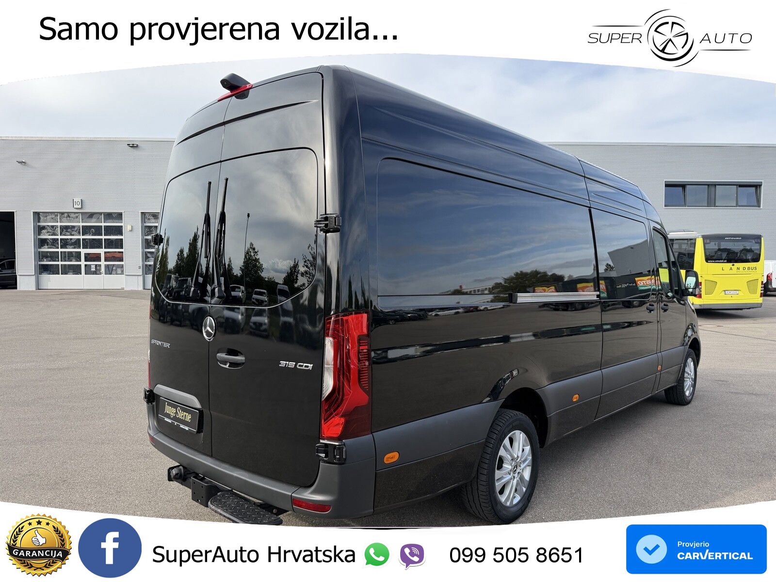 Mercedes-Benz Sprinter 319 CDI Kasten lang LED KLIMA TEMPOMAT 190 KS