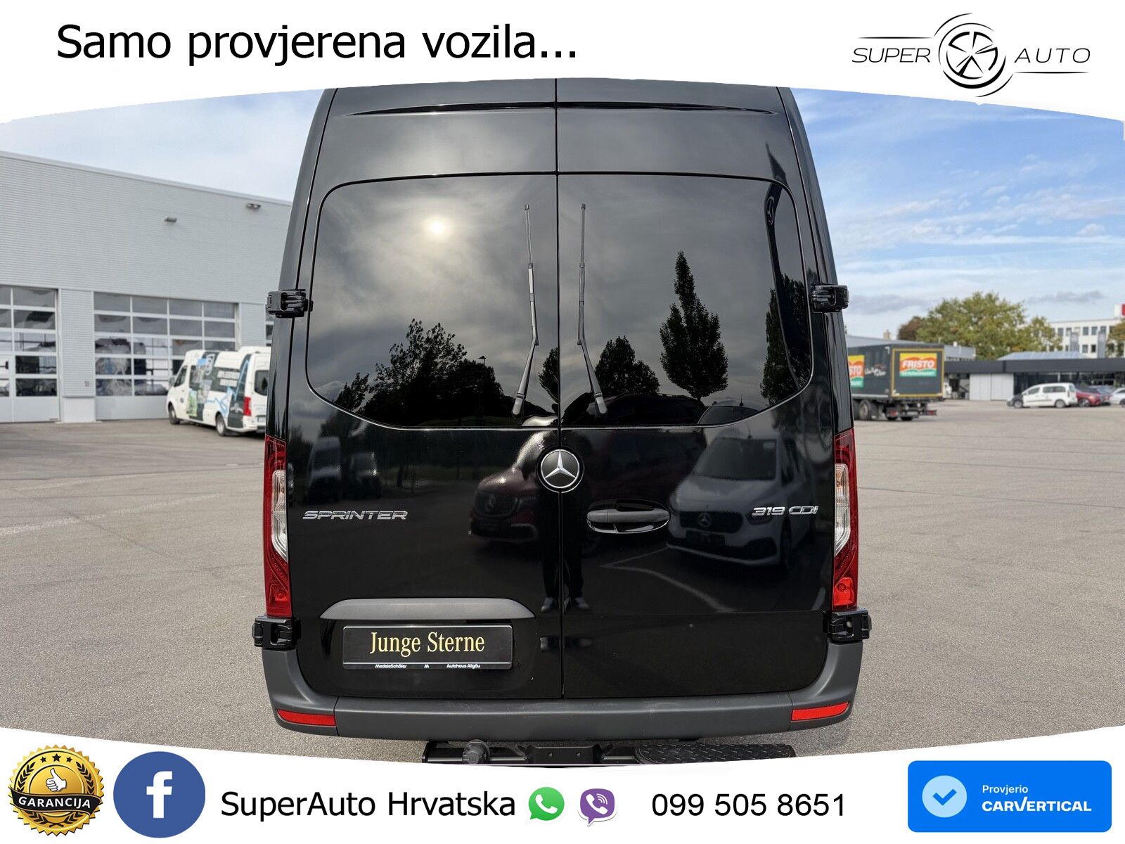 Mercedes-Benz Sprinter 319 CDI Kasten lang LED KLIMA TEMPOMAT 190 KS
