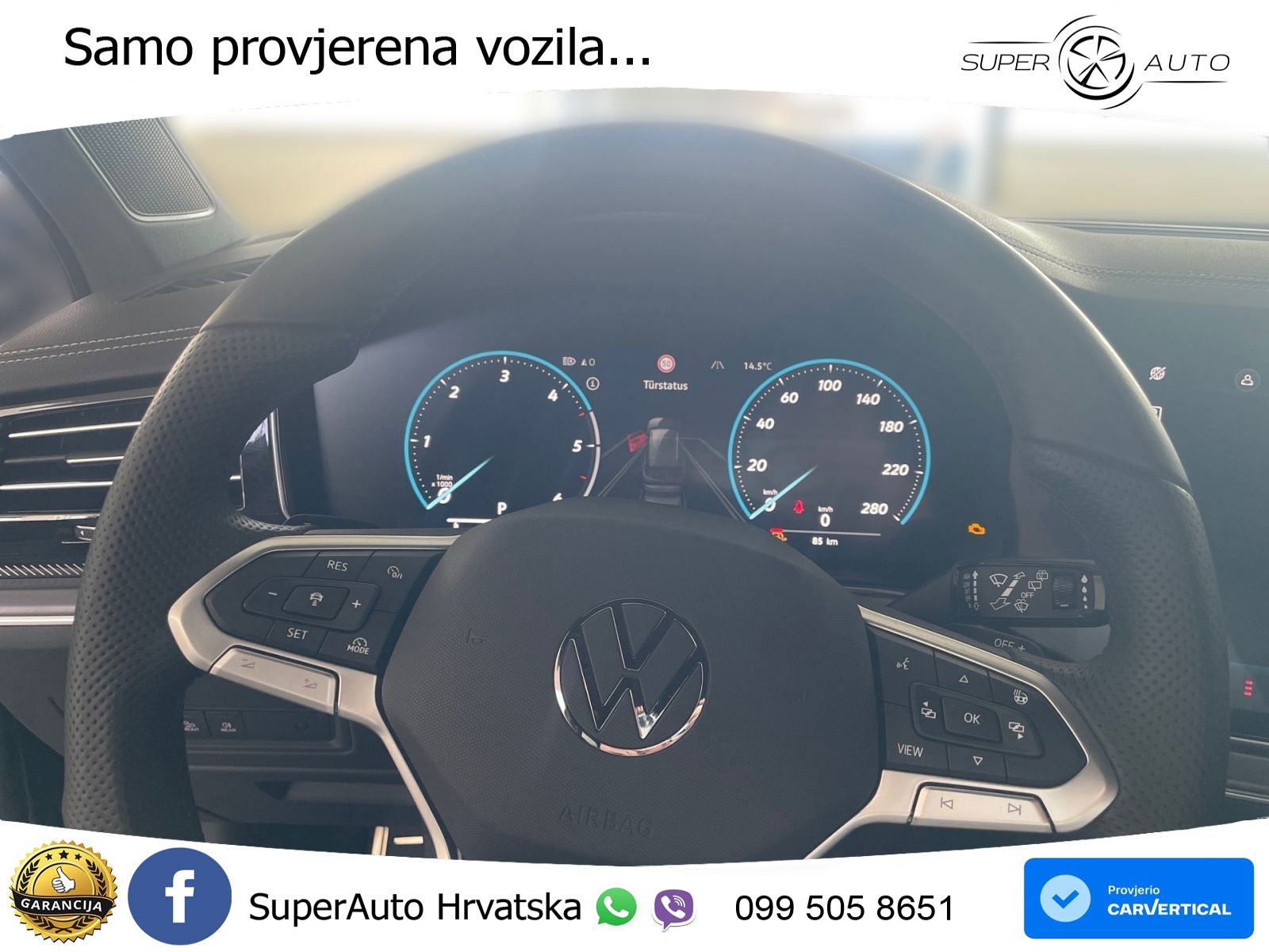 Volkswagen Touareg 3.0 V6 TDI (286 KS) 4MOTION Tiptronic ZRAČNI+ACC+4xGR SJED+KAM