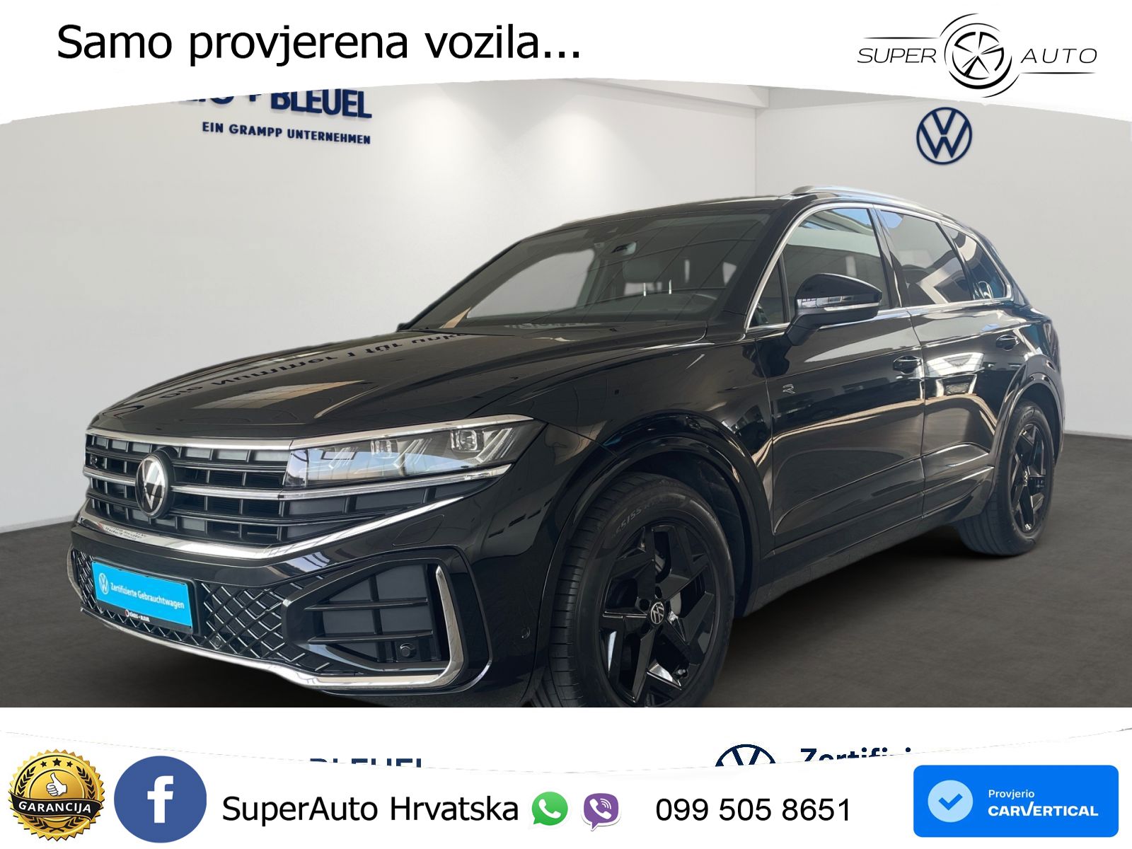 Volkswagen Touareg 3.0 V6 TDI (286 KS) 4MOTION Tiptronic ZRAČNI+ACC+4xGR SJED+KAM