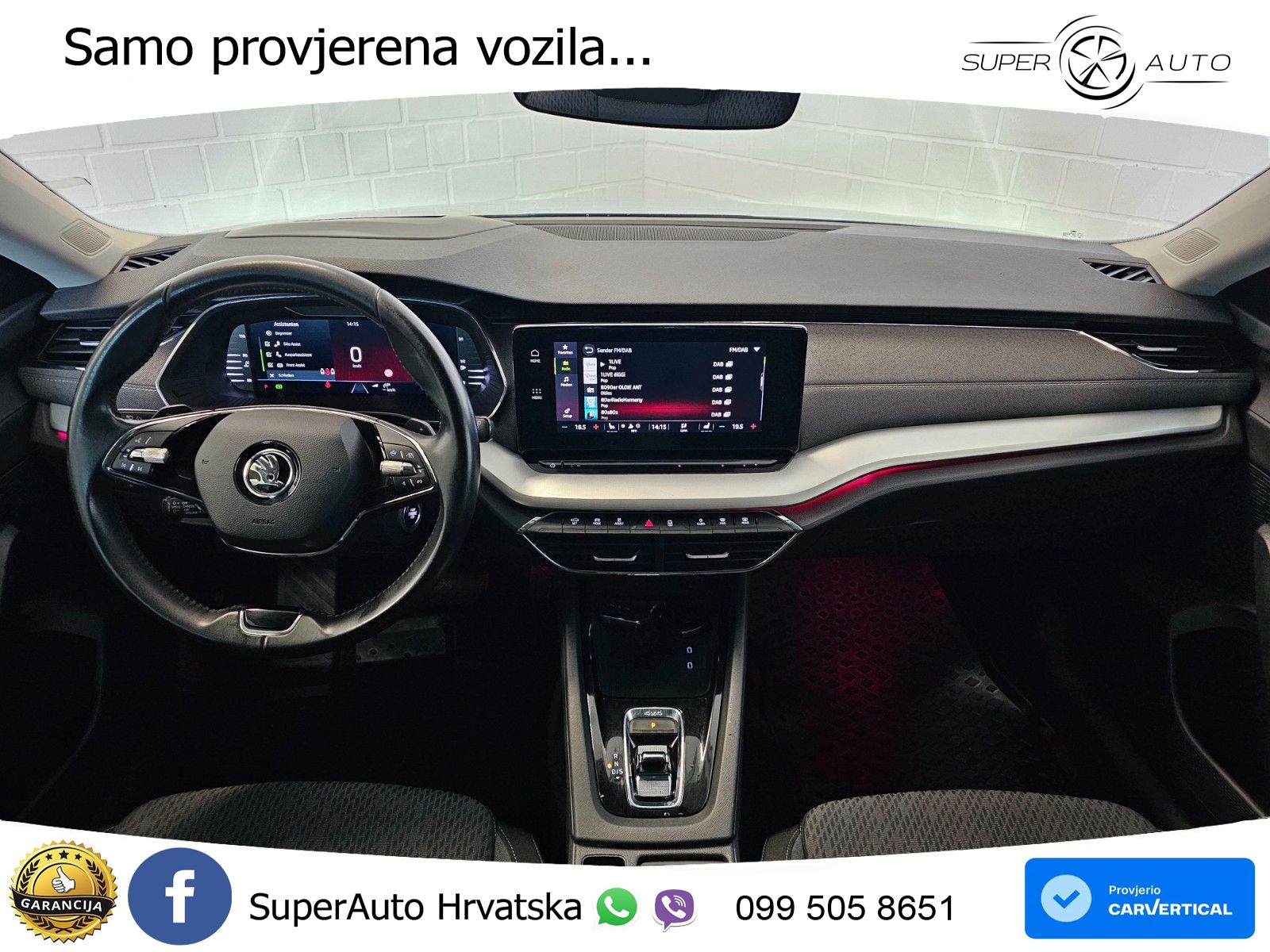 Škoda Octavia Combi 2.0 TDI (150 KS) 4x4 DSG LED+GR SJED+ACC