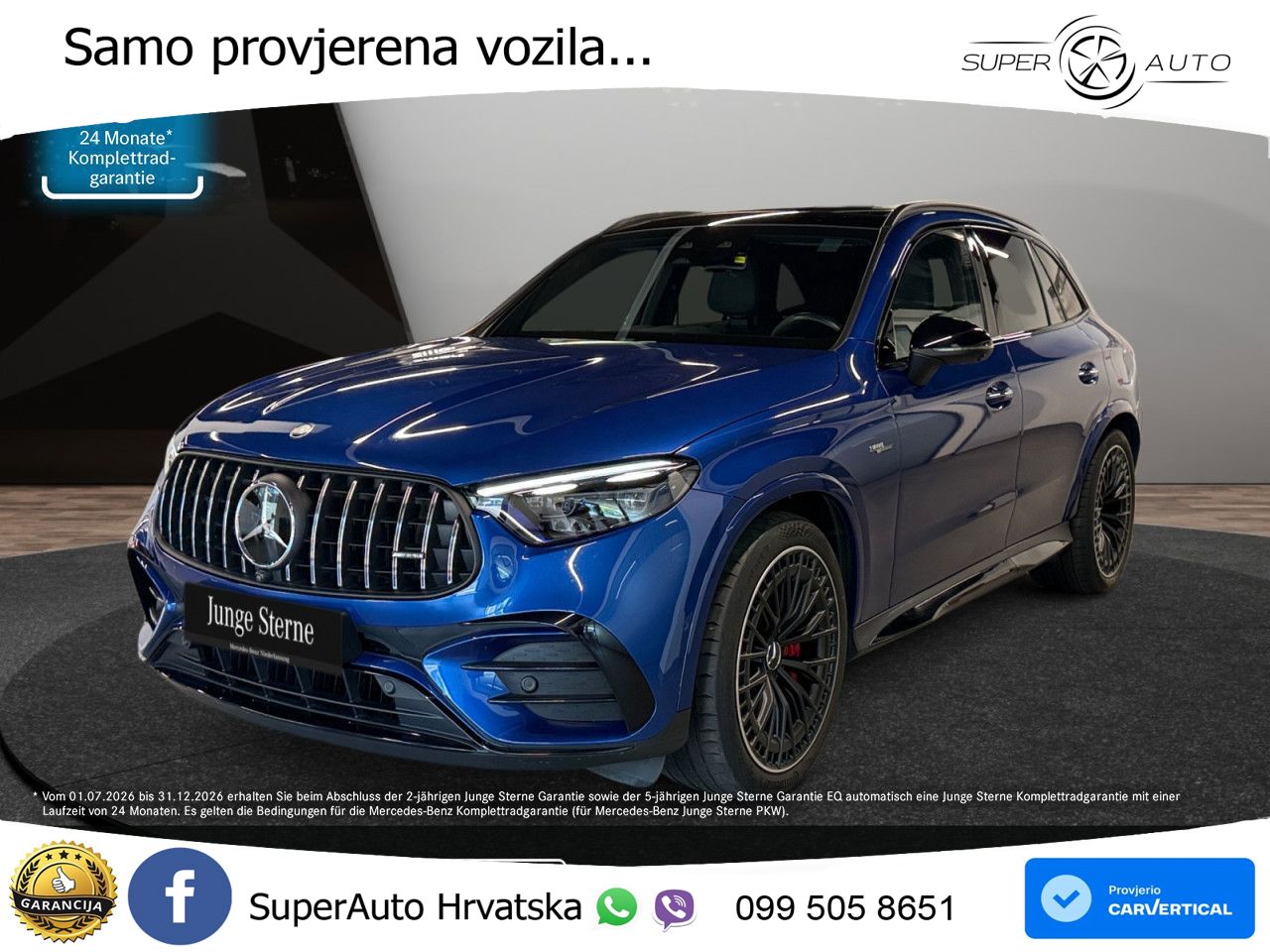 Mercedes AMG GLC 63 S E PERFORMANCE (680 KS) 4MATIC+ AMG SPEEDSHIFT MCT 9G LED+GR SJED+ACC