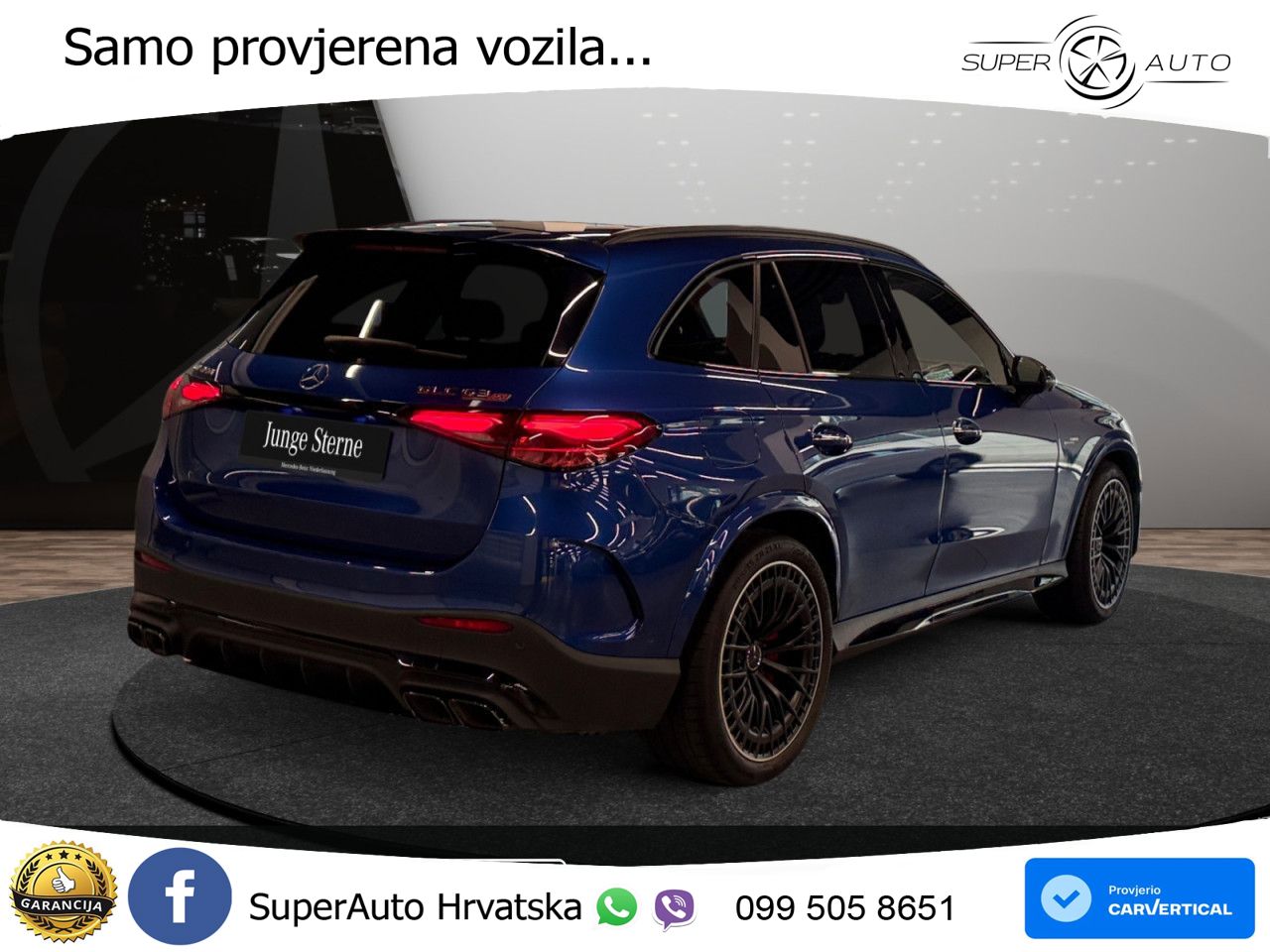 Mercedes AMG GLC 63 S E PERFORMANCE (680 KS) 4MATIC+ AMG SPEEDSHIFT MCT 9G LED+GR SJED+ACC
