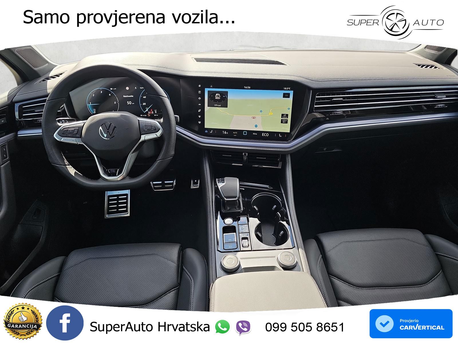 Volkswagen Touareg 3.0 V6 TDI (286 KS) 4MOTION Tiptronic ZRAČNI+ACC+GR SJED+KAM+PANO