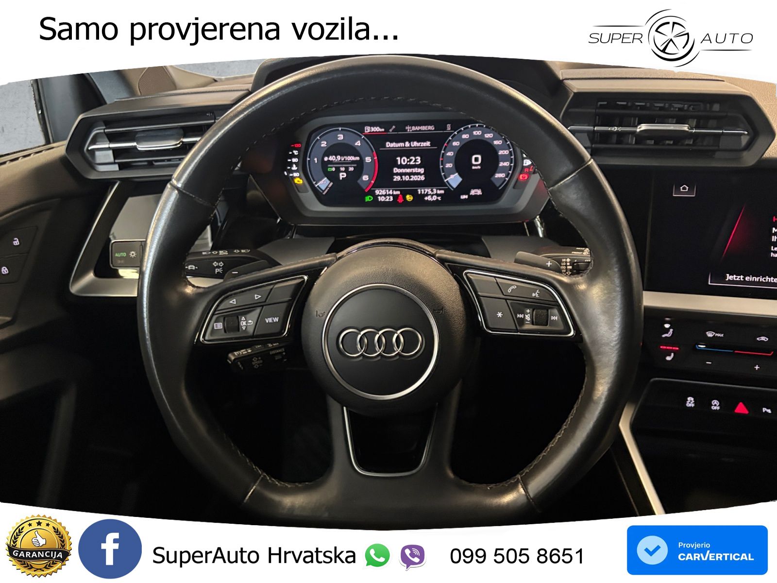 Audi A3 30 TDI (116 KS) S tronic S line LED+GR SJED+ACC