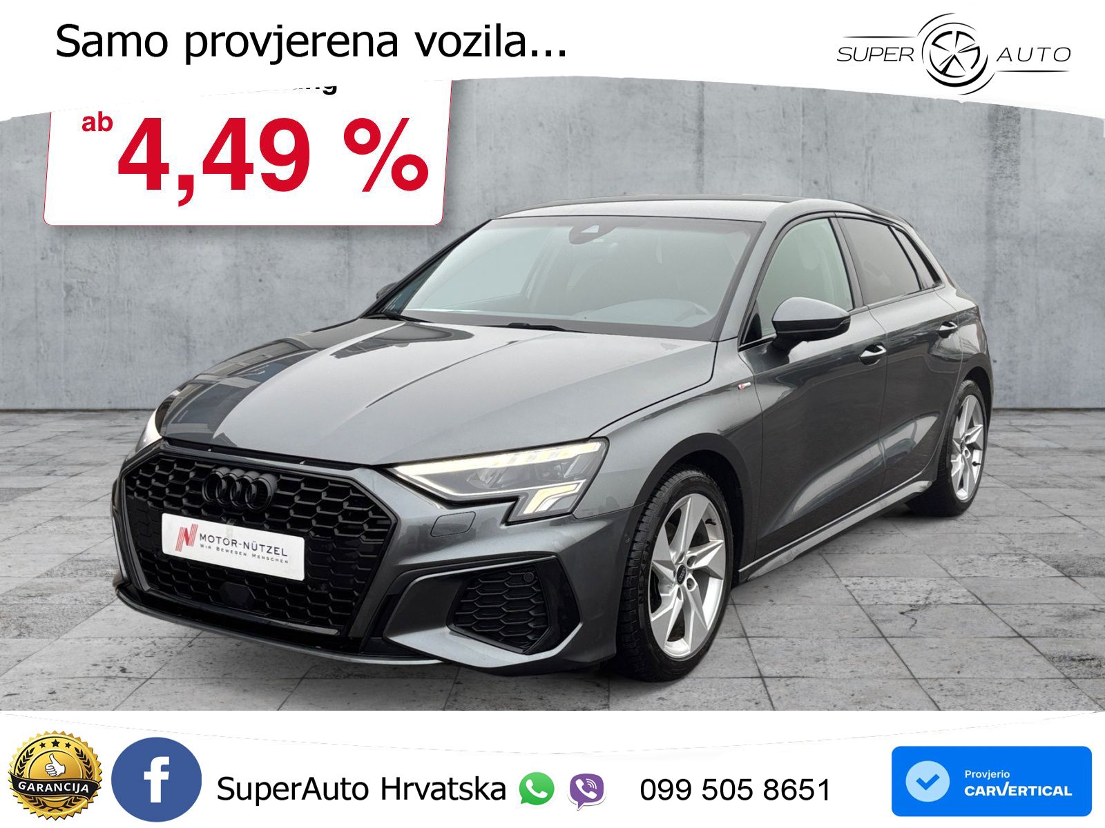 Audi A3 30 TDI (116 KS) S tronic S line LED+GR SJED+ACC