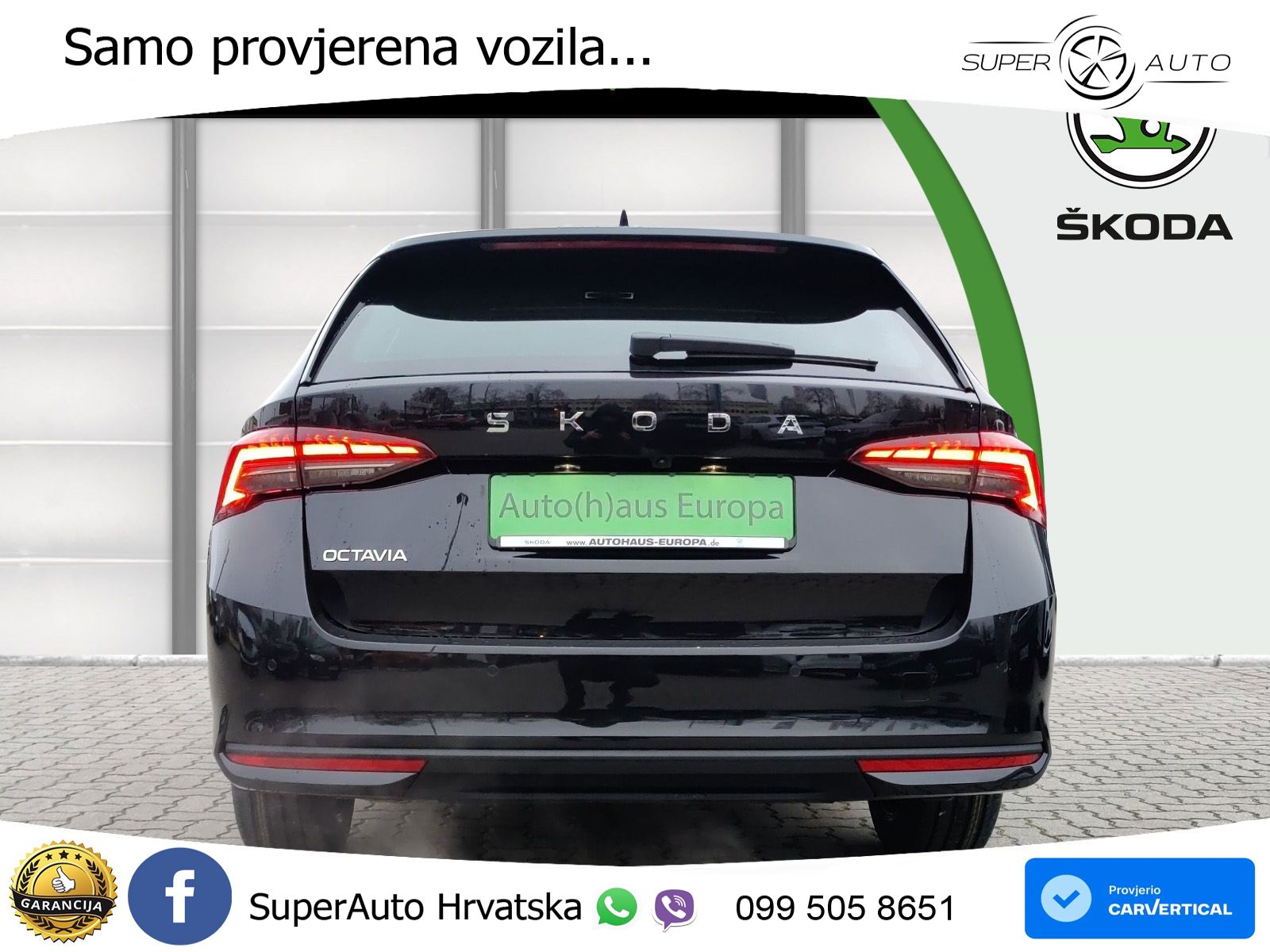Škoda Octavia Combi 2.0 TDI (150 KS) DSG LED+GR SJED+ACC