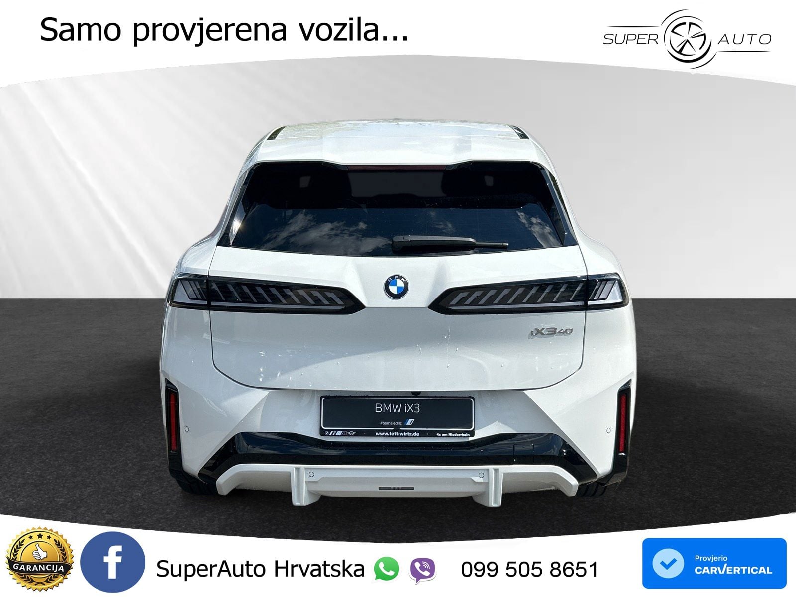 BMW iX3 40 82.6 kWh (320 KS) M Sport LED+GR SJED+ACC