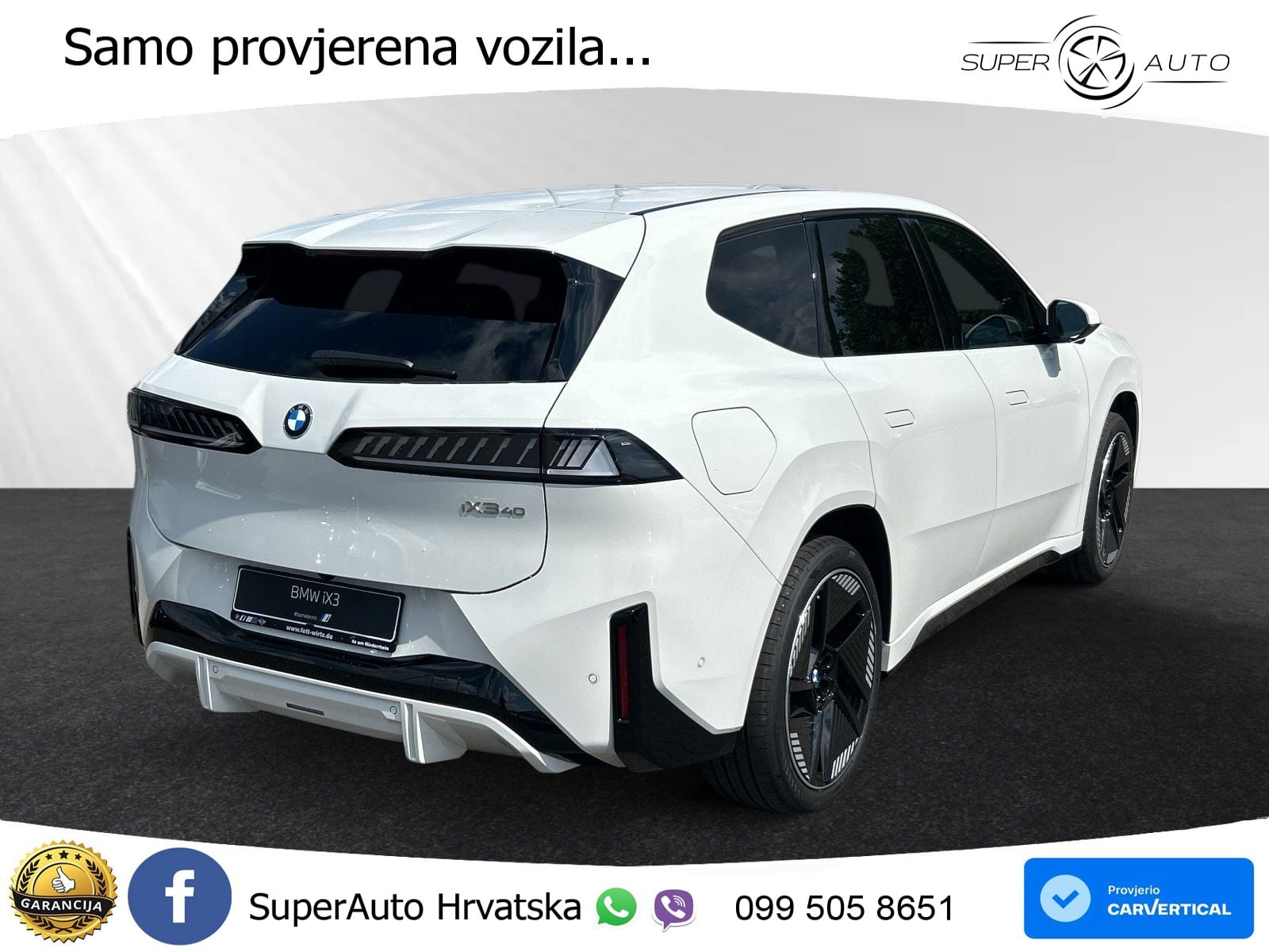 BMW iX3 40 82.6 kWh (320 KS) M Sport LED+GR SJED+ACC