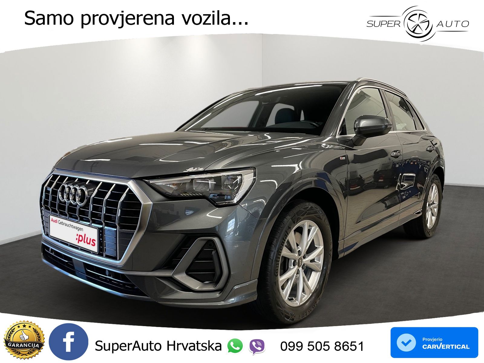 Audi Q3 40 TDI (200 KS) quattro S tronic S line LED+GR SJED+ACC