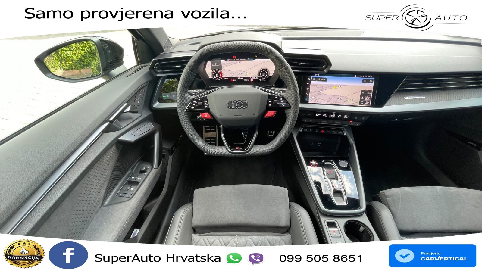 Audi RS3 Sedan 2.5 TFSI (400 KS) quattro S tronic LED+GR SJED+ACC