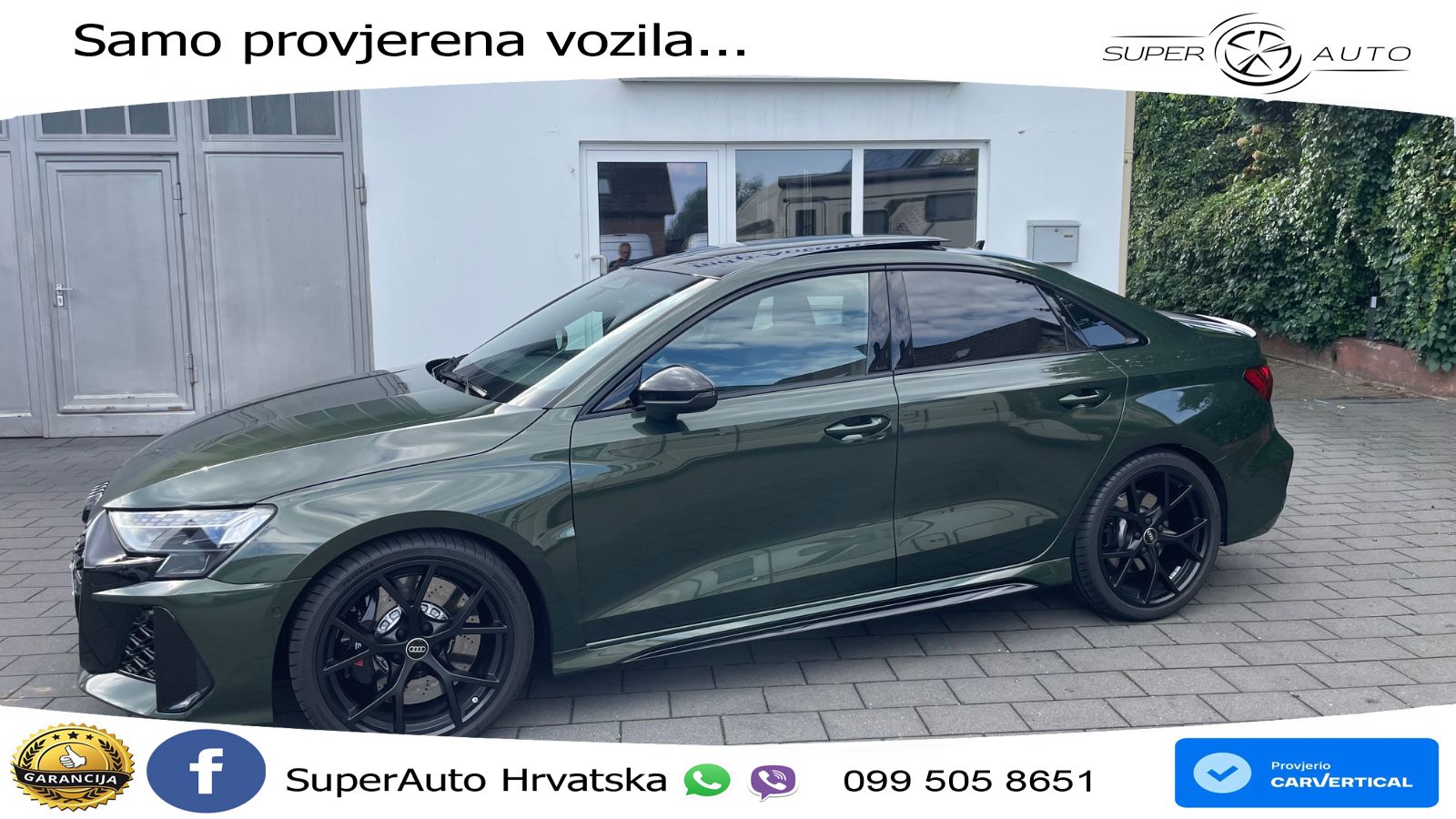 Audi RS3 Sedan 2.5 TFSI (400 KS) quattro S tronic LED+GR SJED+ACC