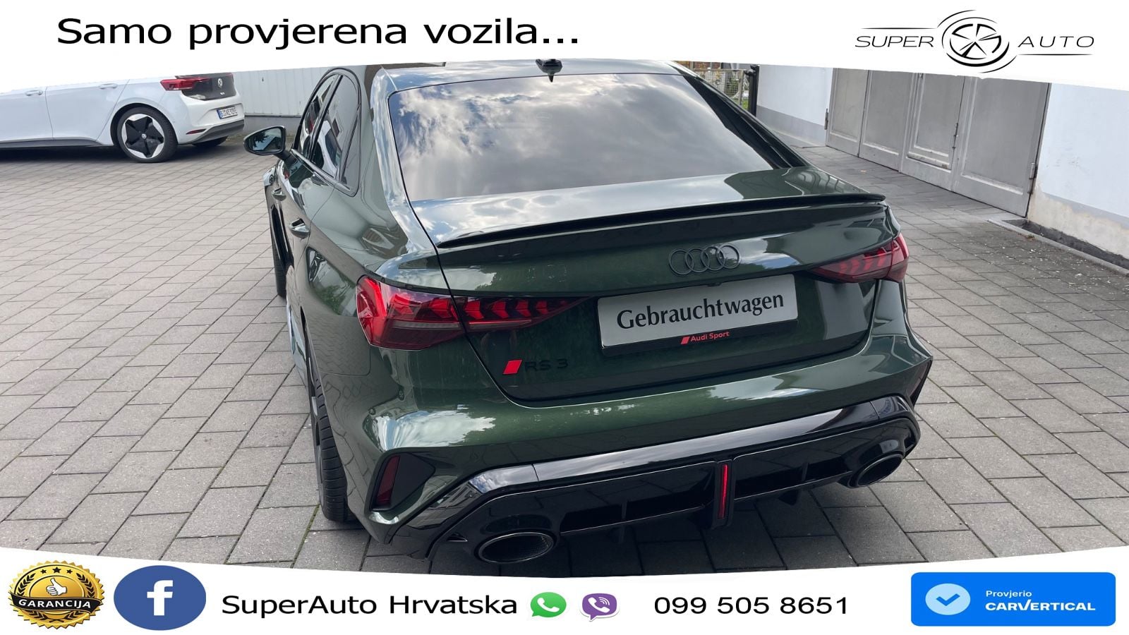Audi RS3 Sedan 2.5 TFSI (400 KS) quattro S tronic LED+GR SJED+ACC