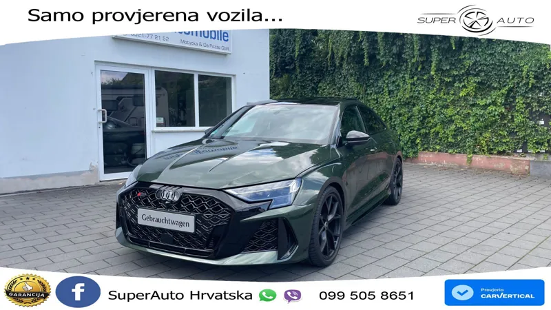 Audi RS3 Sedan 2.5 TFSI (400 KS) quattro S tronic LED+GR SJED+ACC