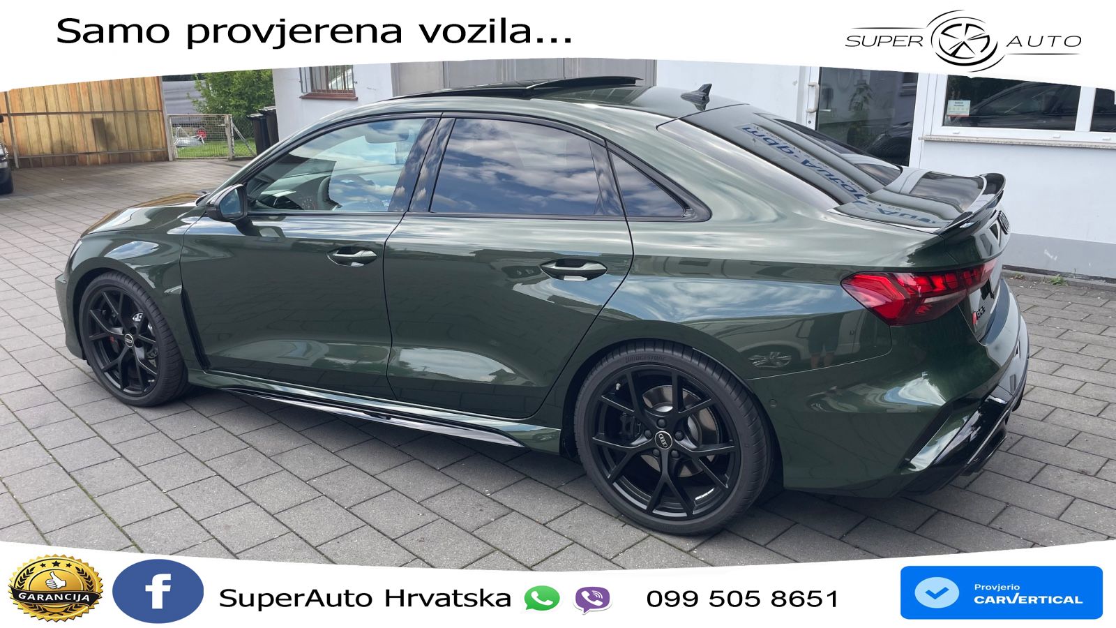 Audi RS3 Sedan 2.5 TFSI (400 KS) quattro S tronic LED+GR SJED+ACC
