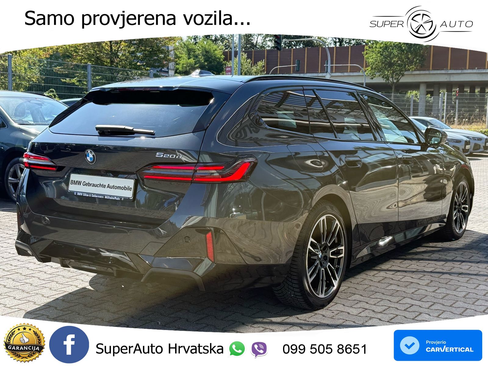BMW 520d Touring (197 KS) Steptronic M Sport LED+GR SJED+ACC