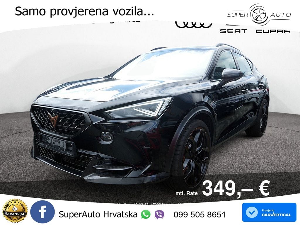 Cupra Formentor VZ5 2.5 TSI (390 KS) 4Drive DSG VZ LED+GR SJED+ACC