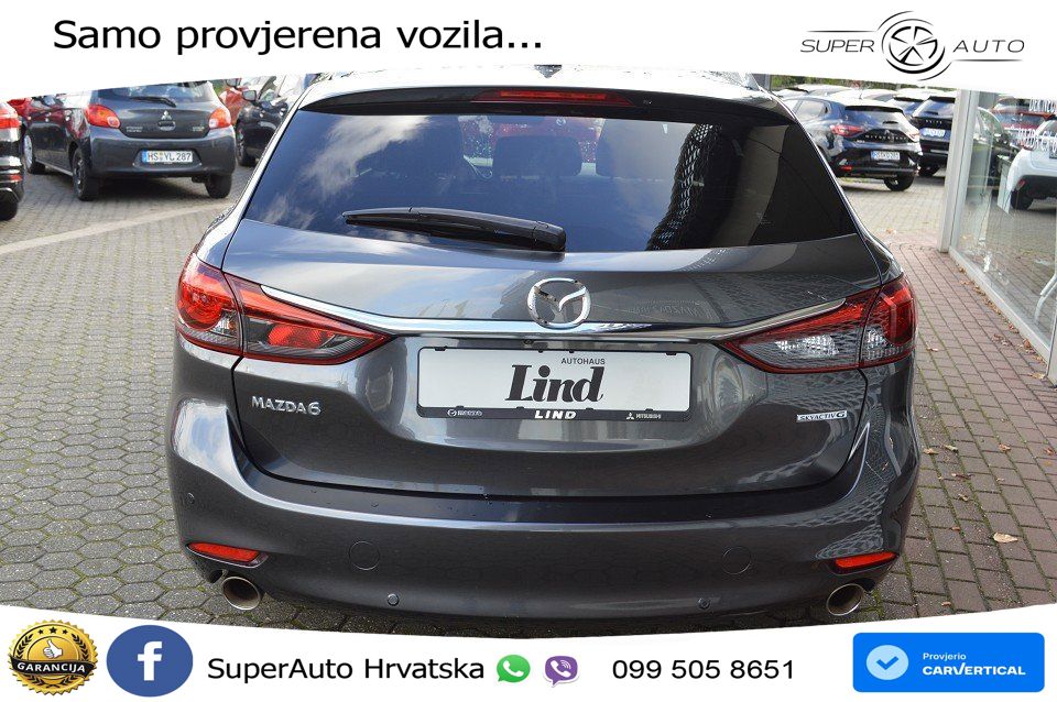 Mazda 6 Sport Combi 2.5 SKYACTIV-G (194 KS) SKYACTIV-Drive LED+ACC