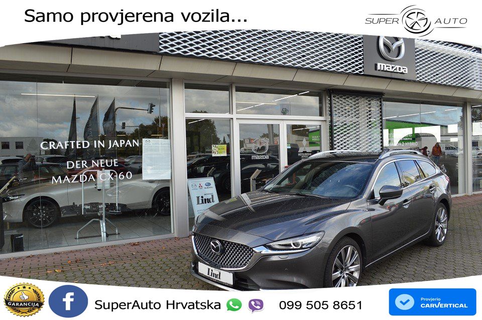 Mazda 6 Sport Combi 2.5 SKYACTIV-G (194 KS) SKYACTIV-Drive LED+ACC