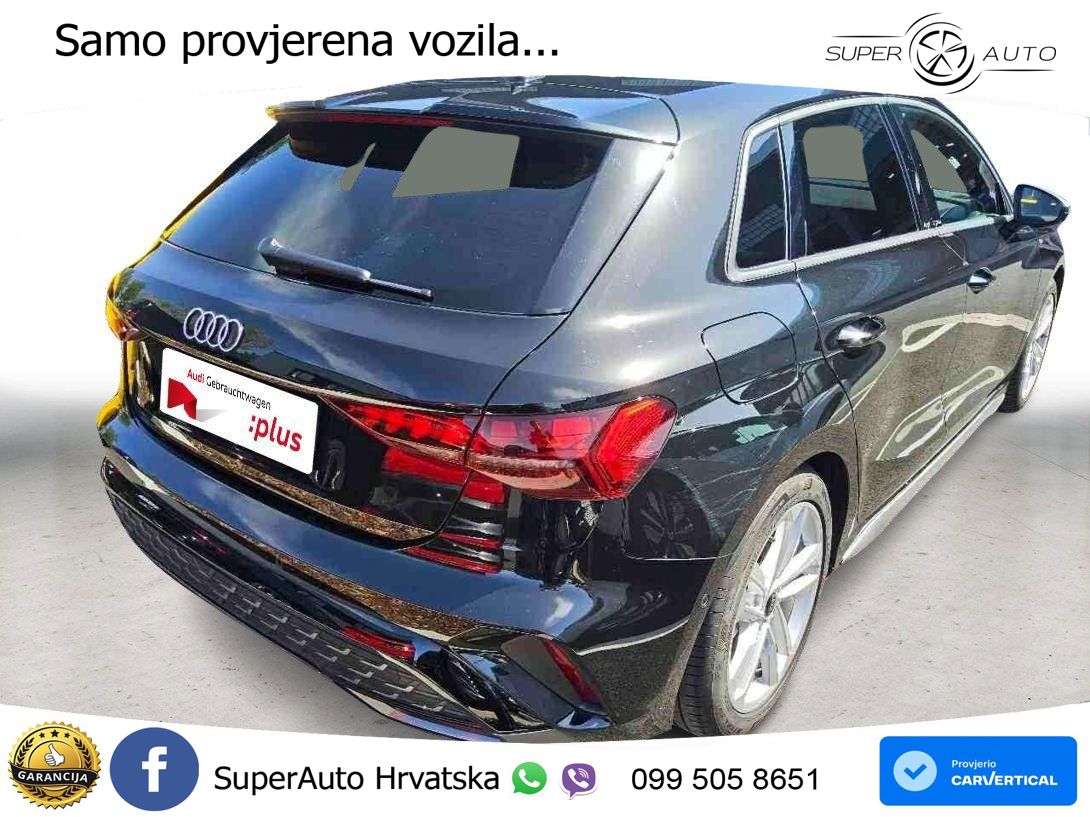 Audi A3 35 TFSI (150 KS) S tronic S line LED+GR SJED+ACC
