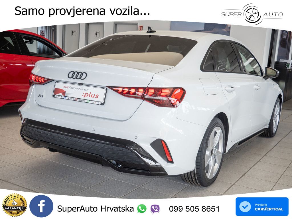 Audi A3 Limuzina 35 TFSI (150 KS) S tronic S line LED+GR SJED+ACC
