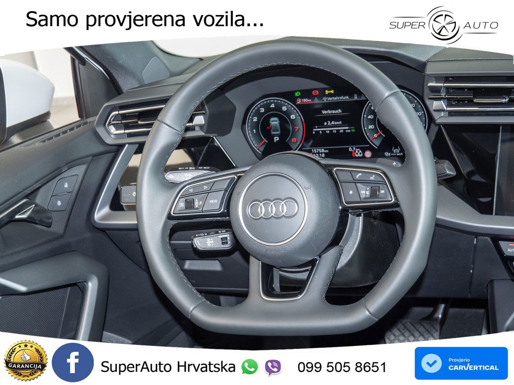 Audi A3 Limuzina 35 TFSI (150 KS) S tronic S line LED+GR SJED+ACC