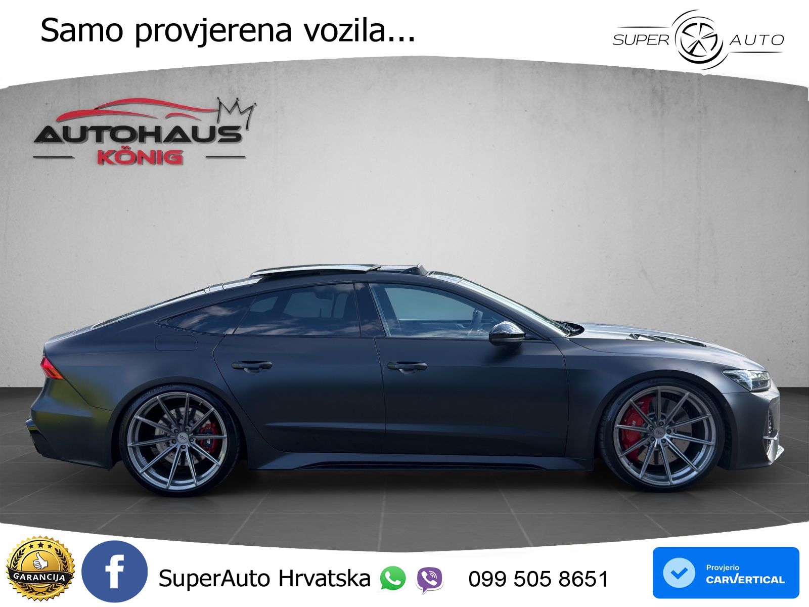 Audi RS7 4.0 TFSI V8 (600 KS) quattro tiptronic ACC+HEAD+4xGR SJED+360+PANO