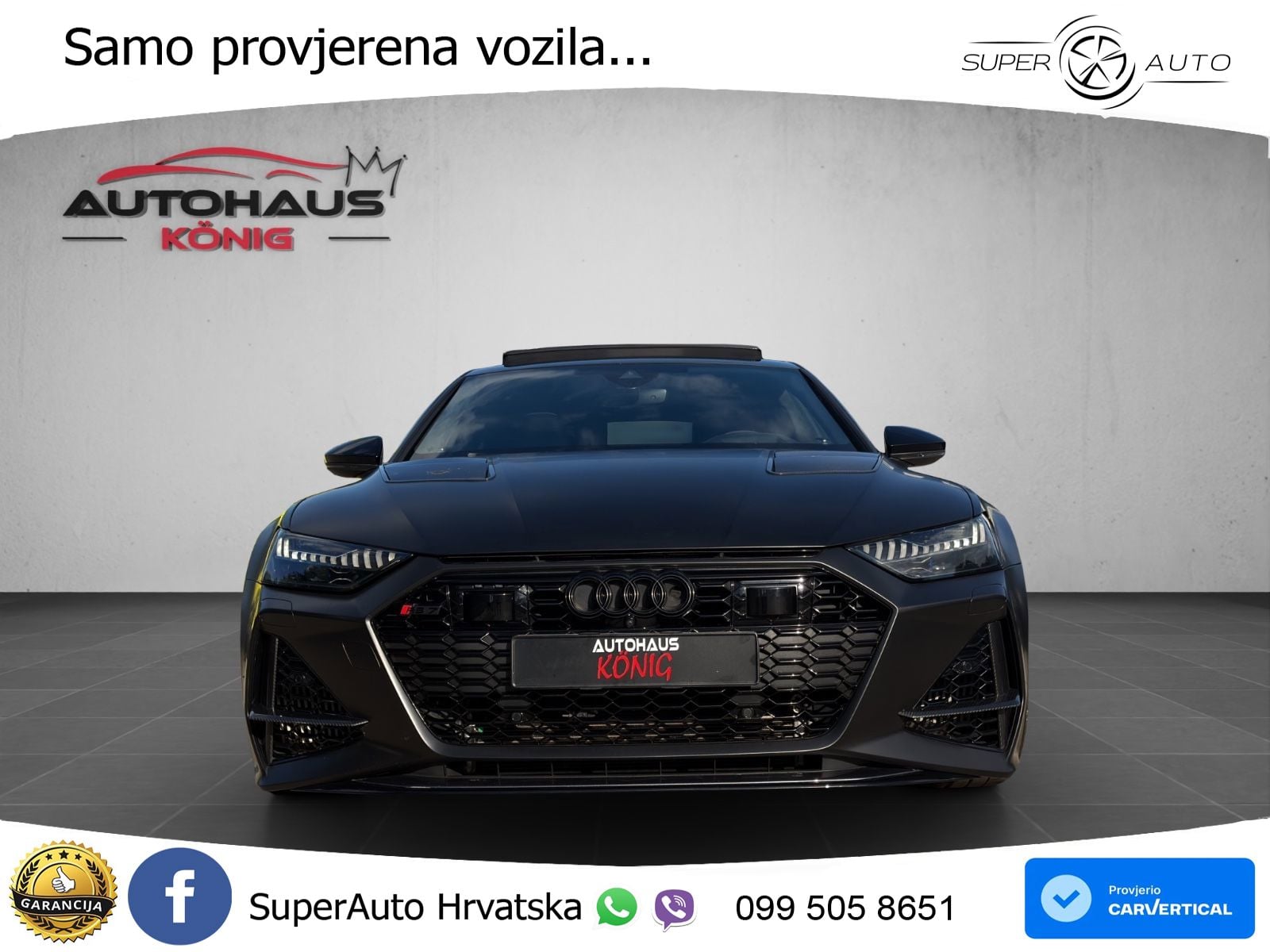 Audi RS7 4.0 TFSI V8 (600 KS) quattro tiptronic ACC+HEAD+4xGR SJED+360+PANO