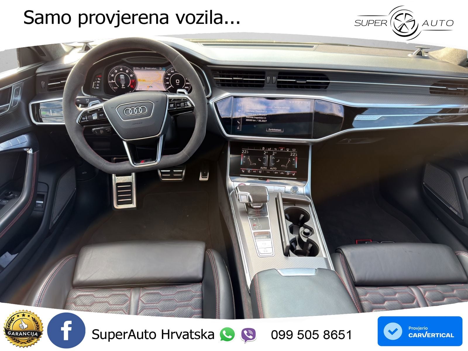 Audi RS7 4.0 TFSI V8 (600 KS) quattro tiptronic ACC+HEAD+4xGR SJED+360+PANO