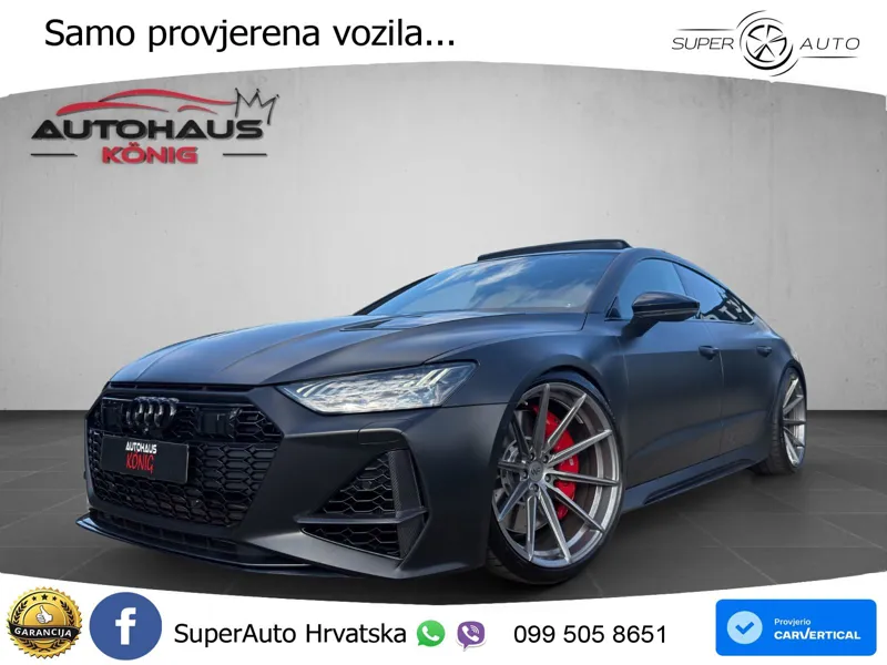 Audi RS7 4.0 TFSI V8 (600 KS) quattro tiptronic ACC+HEAD+4xGR SJED+360+PANO