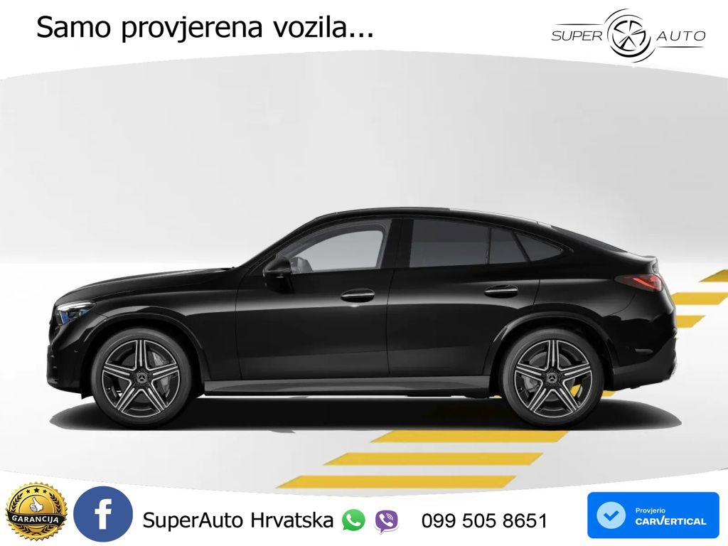 Mercedes GLC Coupe 220d (197 KS) 4MATIC 9G-TRONIC ACC+GR SJED+360+PANO
