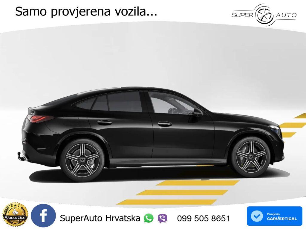 Mercedes GLC Coupe 220d (197 KS) 4MATIC 9G-TRONIC ACC+GR SJED+360+PANO