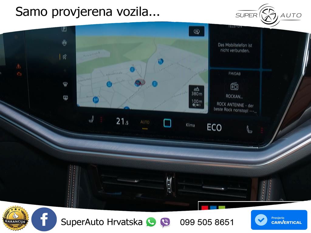 Volkswagen Touareg 3.0 V6 TDI (286 KS) 4MOTION Tiptronic ZRAČNI+ACC+GR SJED+KAM