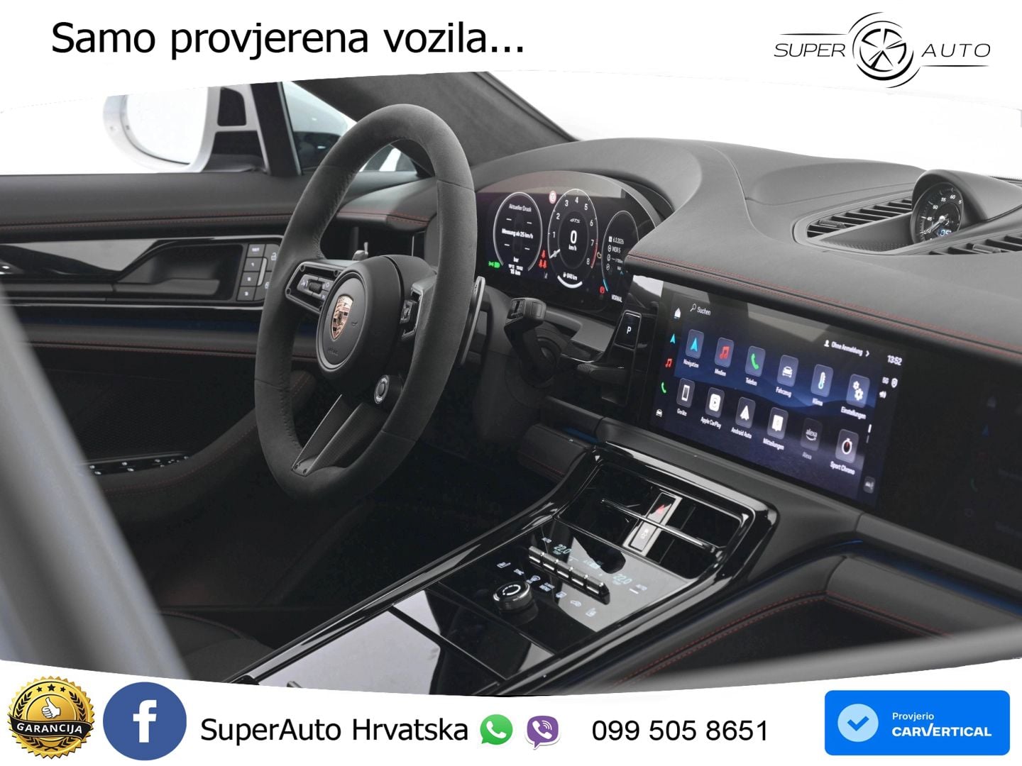Porsche Panamera GTS 4.0 V8 (500 KS) PDK ZRAČNI+ACC+GR SJED+KAM+PANO