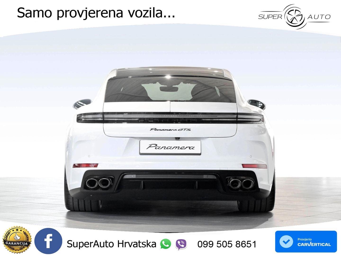 Porsche Panamera GTS 4.0 V8 (500 KS) PDK ZRAČNI+ACC+GR SJED+KAM+PANO