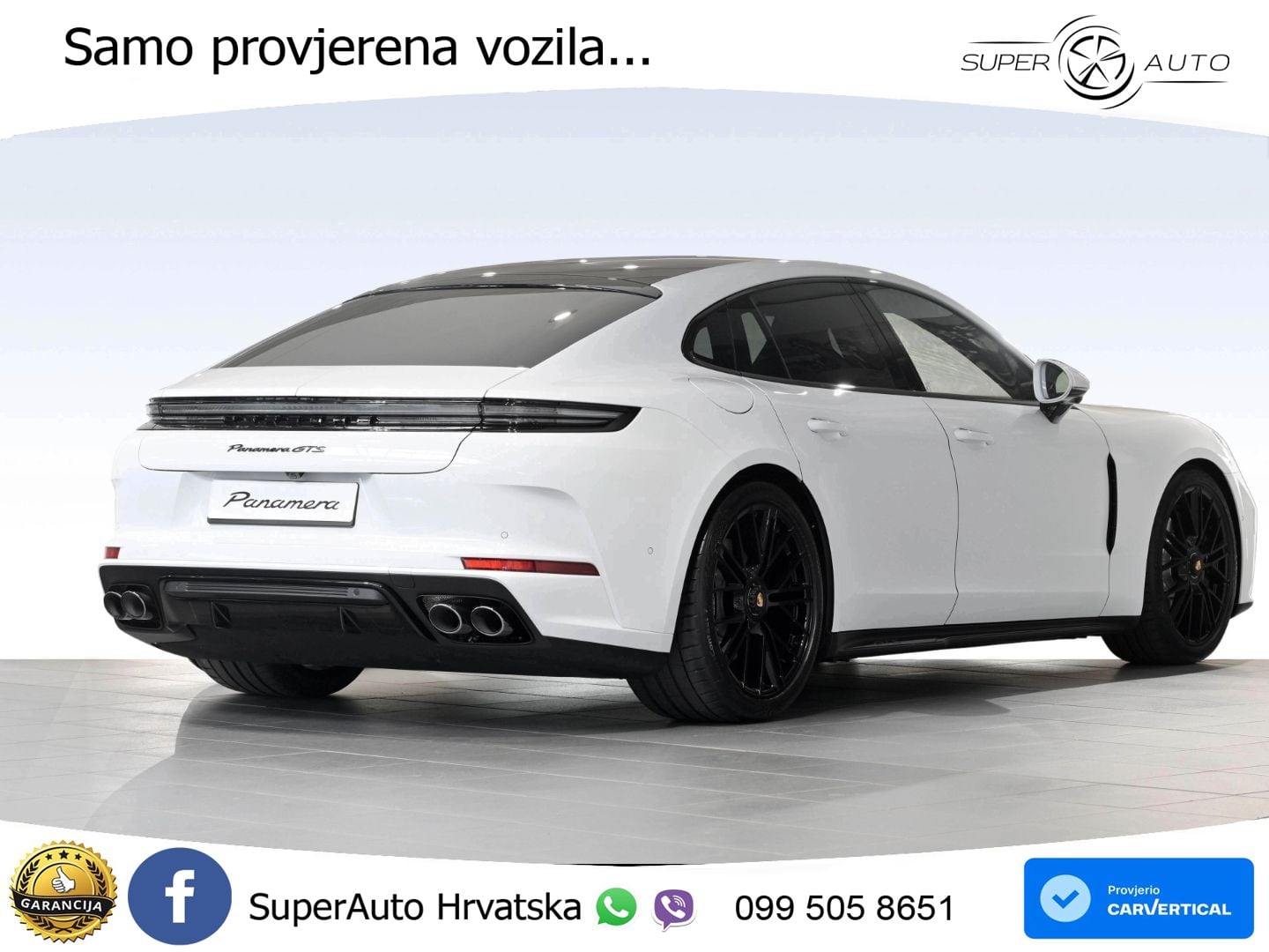 Porsche Panamera GTS 4.0 V8 (500 KS) PDK ZRAČNI+ACC+GR SJED+KAM+PANO