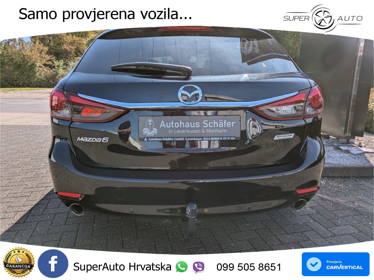 Mazda 6 Sport Combi 2.5 SKYACTIV-G (194 KS) SKYACTIV-Drive LED+GR SJED+ACC