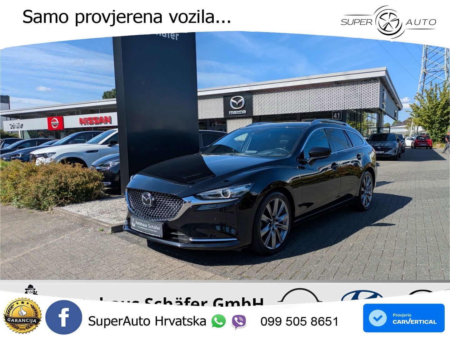 Mazda 6 Sport Combi 2.5 SKYACTIV-G (194 KS) SKYACTIV-Drive LED+GR SJED+ACC