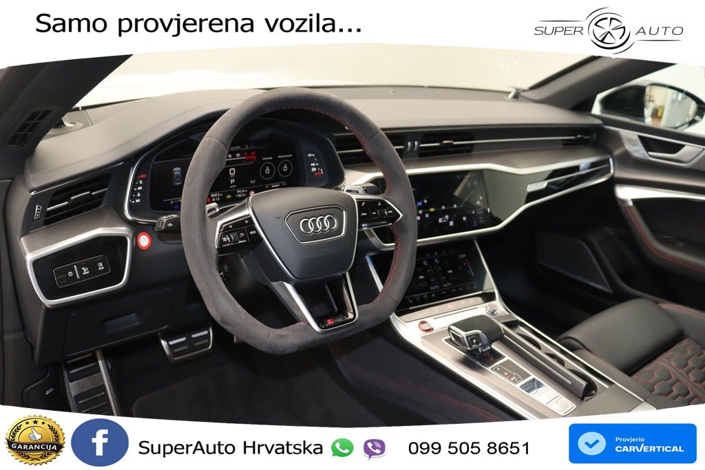 Audi RS7 4.0 TFSI V8 performance (630 KS) quattro tiptronic MATRIX+GR SJED+KAM