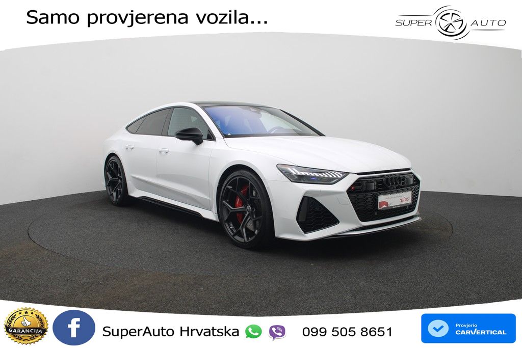 Audi RS7 4.0 TFSI V8 performance (630 KS) quattro tiptronic MATRIX+GR SJED+KAM
