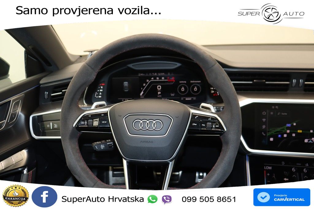 Audi RS7 4.0 TFSI V8 performance (630 KS) quattro tiptronic MATRIX+GR SJED+KAM