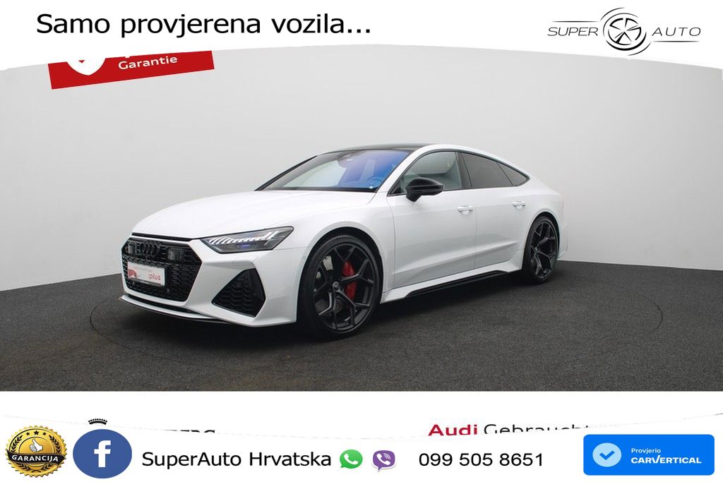 Audi RS7 4.0 TFSI V8 performance (630 KS) quattro tiptronic MATRIX+GR SJED+KAM