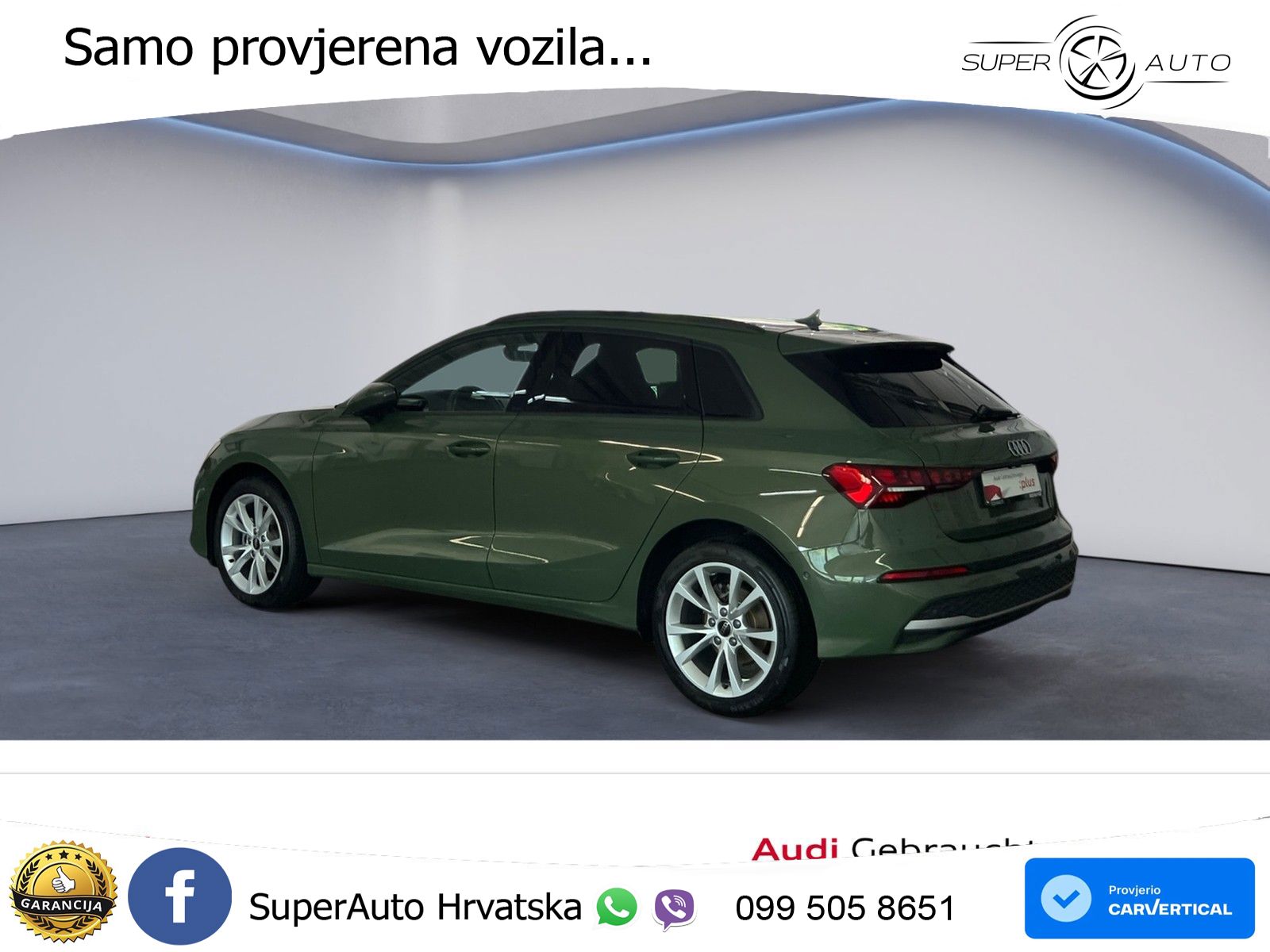 Audi A3 Sportback 30 TFSI (116 KS) Mild Hybrid S tronic advanced LED+GR SJED+ACC