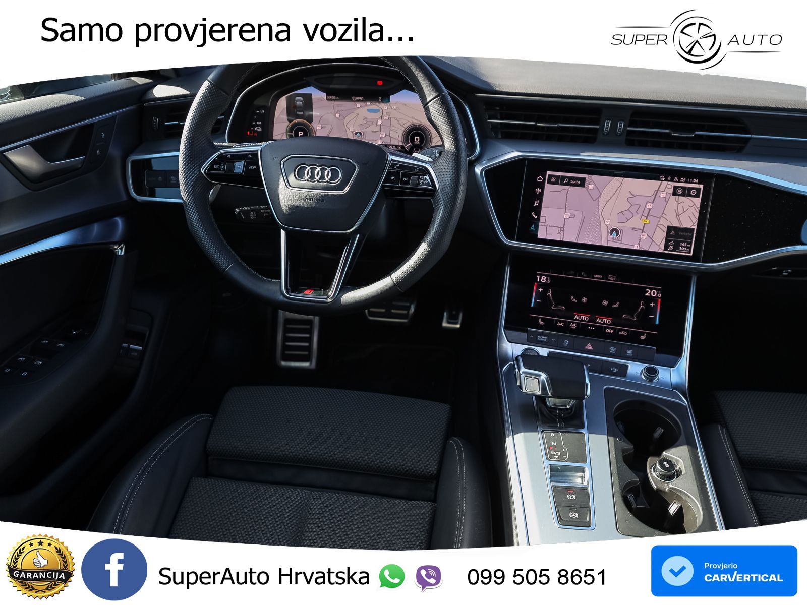 Audi A6 55 TFSIe (367 KS) quattro ultra S tronic S line LED+GR SJED+ACC