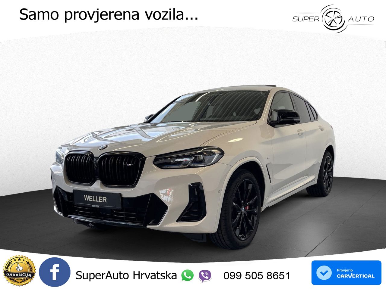 BMW X4 M40d (340 KS) xDrive Steptronic ACC+HEAD+4xGR SJED+360+PANO