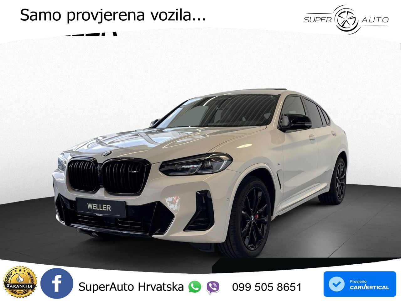 BMW X4 M40d (340 KS) xDrive Steptronic ACC+HEAD+4xGR SJED+360+PANO