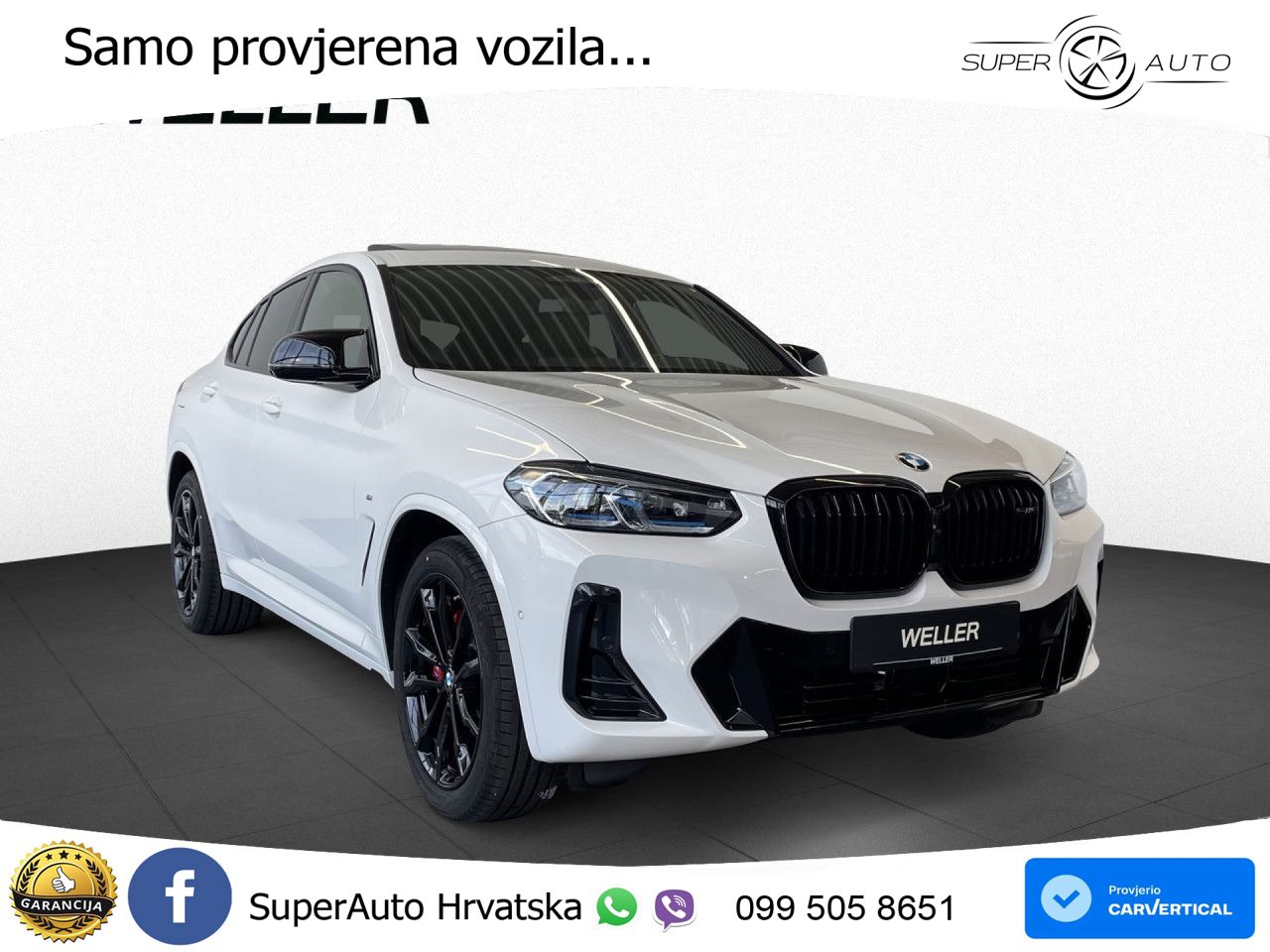 BMW X4 M40d (340 KS) xDrive Steptronic ACC+HEAD+4xGR SJED+360+PANO