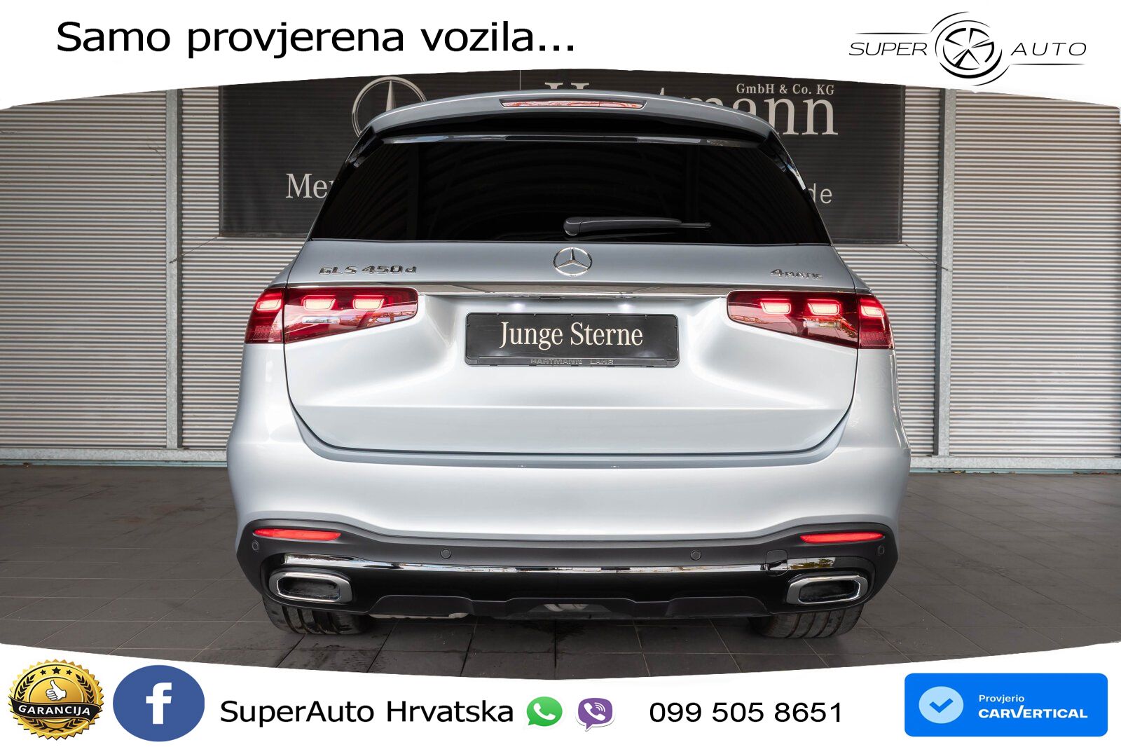 Mercedes-Benz GLS GLS 450d EQ Boost 4MATIC 9G-TRONIC AMG ZRAČNI+ACC+GR SJED+KAM+PANO